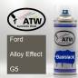 Preview: Ford, Alloy Effect, G5: 400ml Sprühdose, von ATW Autoteile West.